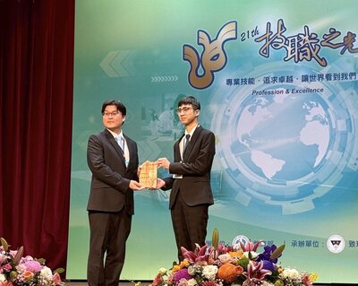 媒體報導-勤益科大學生榮獲教育部「技職之光」　展現技職教育實作實力