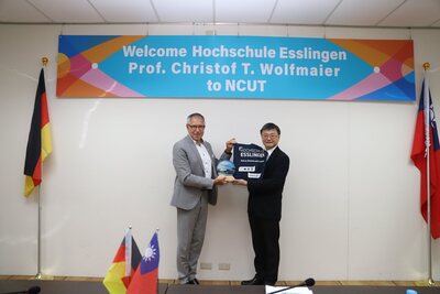 媒體報導-勤益科大今(26)日接待德國埃斯林根應用科技大學校長 臺德科大聯盟深化合作 共育技職人才