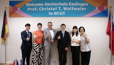 媒體報導-勤益科大今(26)日接待德國埃斯林根應用科技大學校長 臺德科大聯盟深化合作 共育技職人才