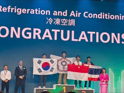 媒體報導-勤益科大機械系學生吳德龍、冷凍空調系學生陳建凱 各勇奪亞洲技能競賽金牌